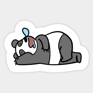 panda is sleeping Sticker